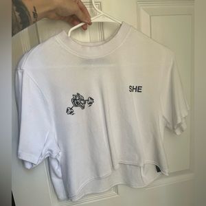 Womens small darc sport crop top